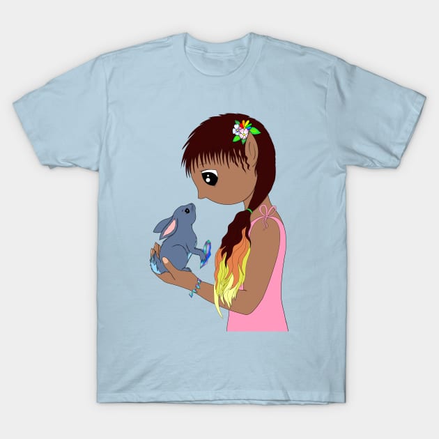 Fluorite Crystal Fairy T-Shirt by MelanieJeyakkumar